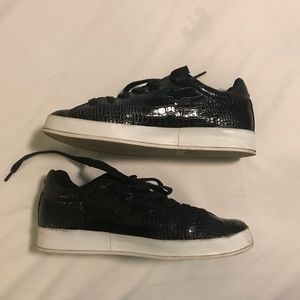 Embossed leather Rag & Bone tennis shoes